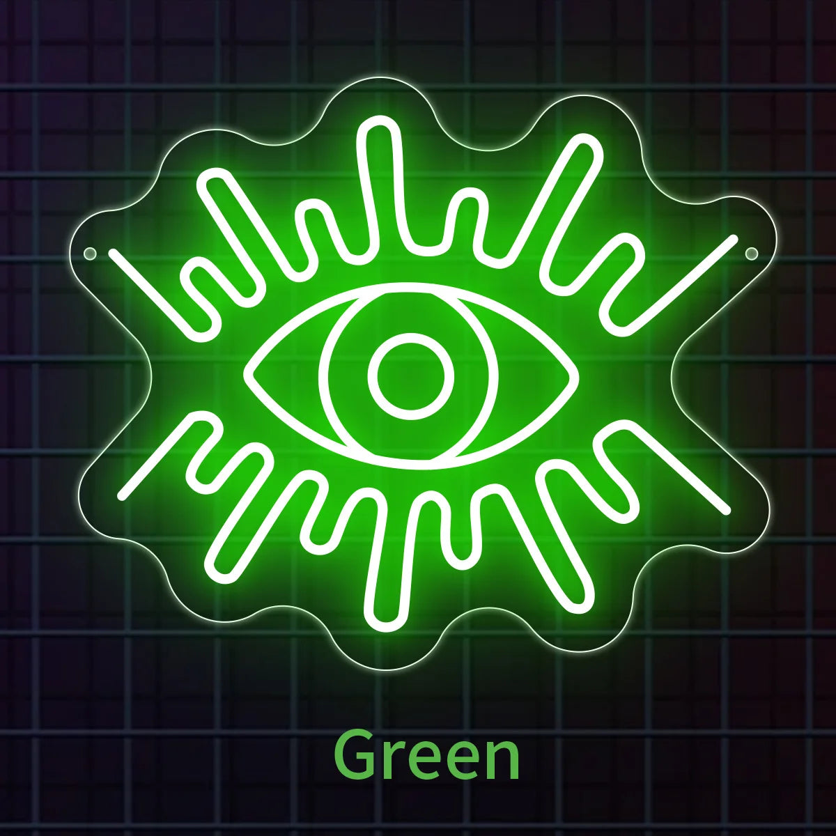 LED Neon Eye Sign, for Home, Bar, Decor - Spooky Decoration Gift Idea, Durable Eye Light for Christmas, Weddings, Birthdays (No