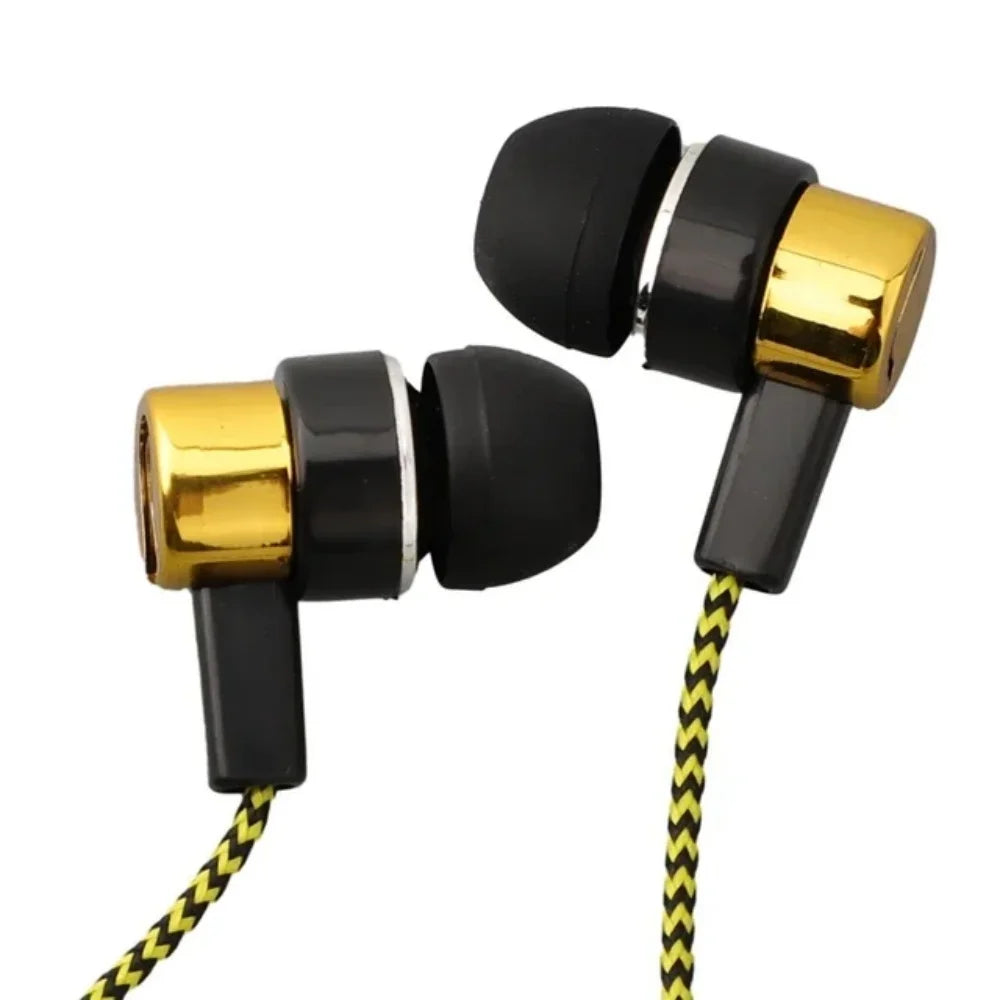 3.5mm Wired In‑Ear Earbuds, Noise Isolating Deep Bass Stereo Headphones, Universal Plug‑and‑Play Earphones For CellPhone Devices