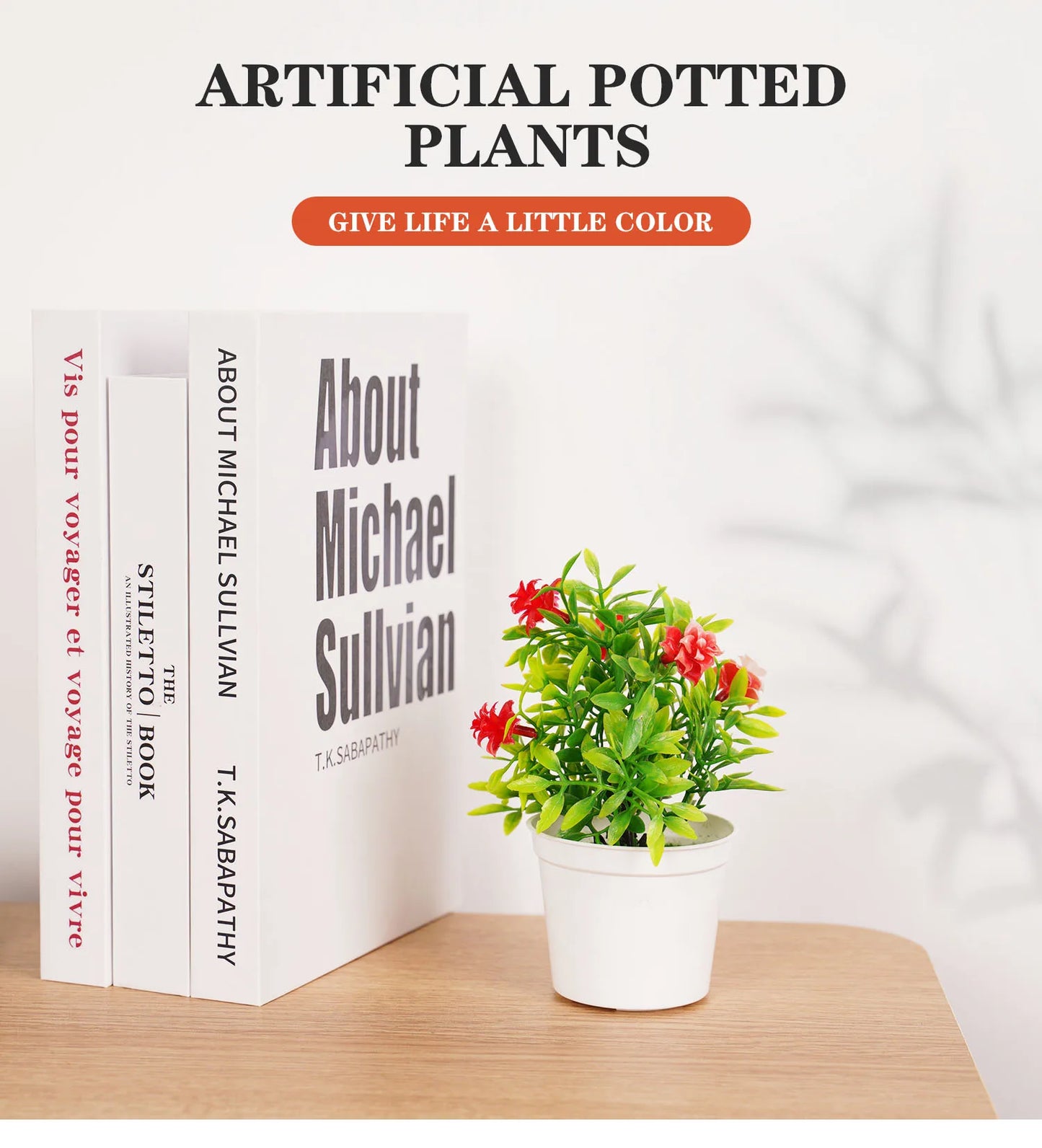 Small  Fake Flowers Simulated Tree Office Artificial Plants Bonsai Pot Plants for Table Potted Ornament Office Garden Desk Decor