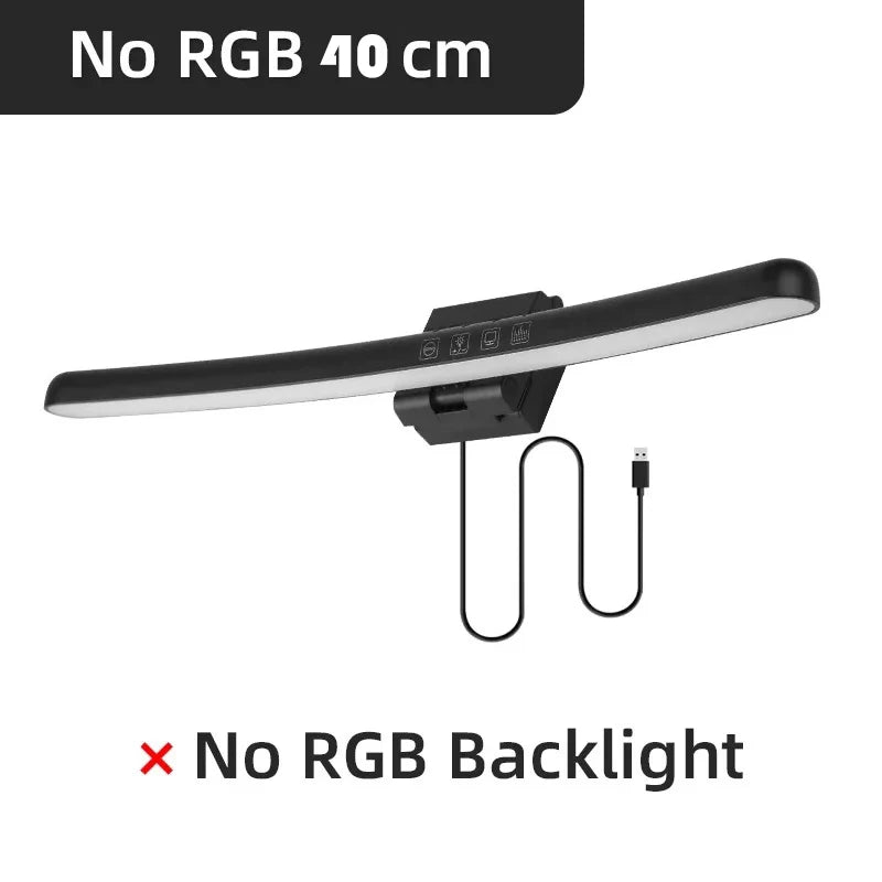 Curved Monitor Light Bar – RGB Backlight, 3 Color Temps, USB-C