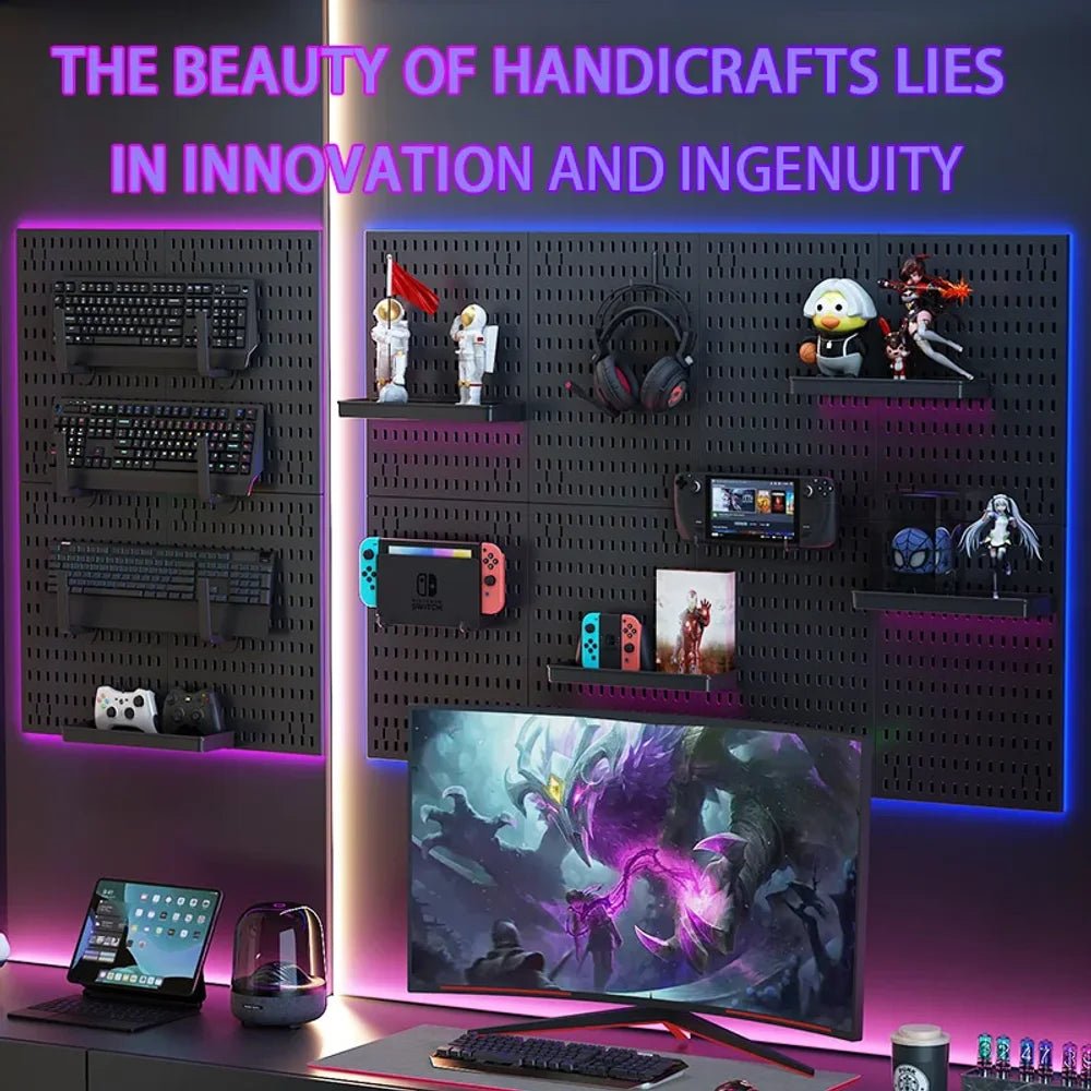 GridForge™ Modular Wall Pegboard System