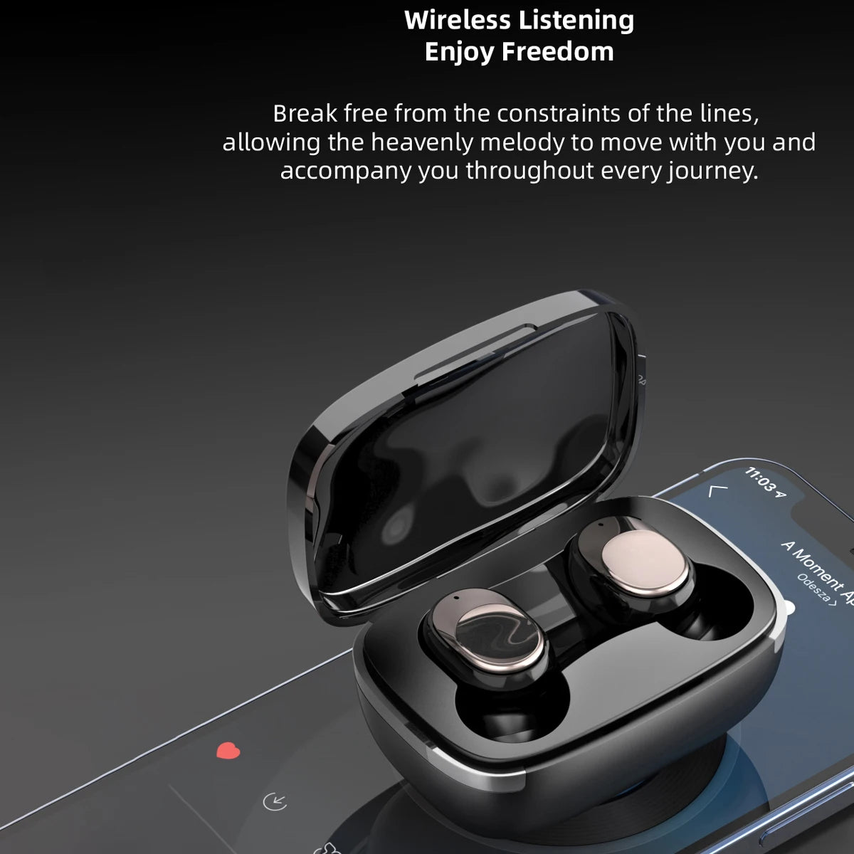Earbuds with universal compatibility, suitable for all day wear, foldable, and cost-effective high-quality headphones for mobile
