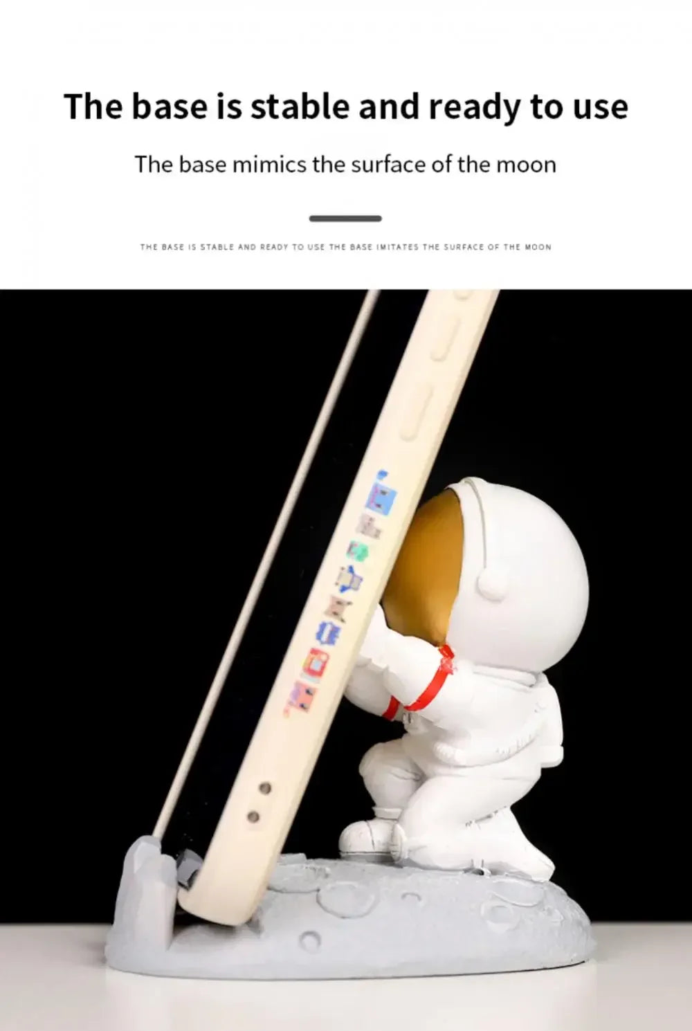 Office Desk Decoration Nordic Style Astronauts Mobile Phone Stand Holder Ornaments Resin Spaceman Bracket Toys Boyfriend Gift