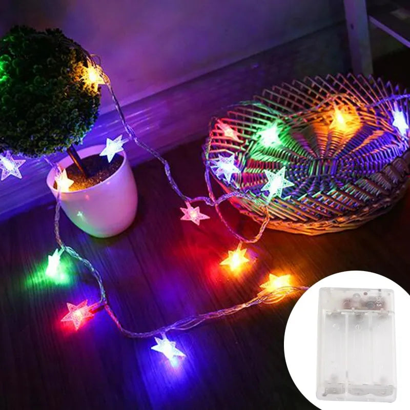 LED Star Fairy String Lights – Indoor & Outdoor Garden Party