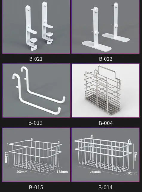 GridForge™ Modular Wall Pegboard System
