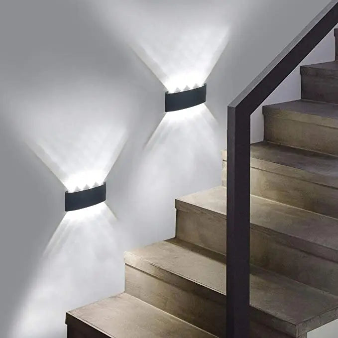 Modern LED Wall Sconce – Indoor & Outdoor Up-Down Light