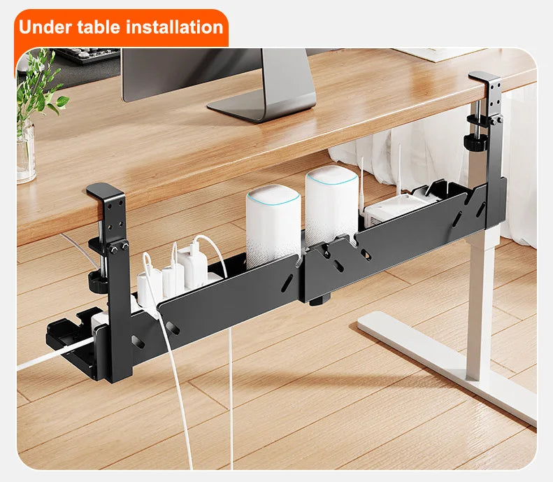 CableVault™ Expandable Under Desk Cable Tray