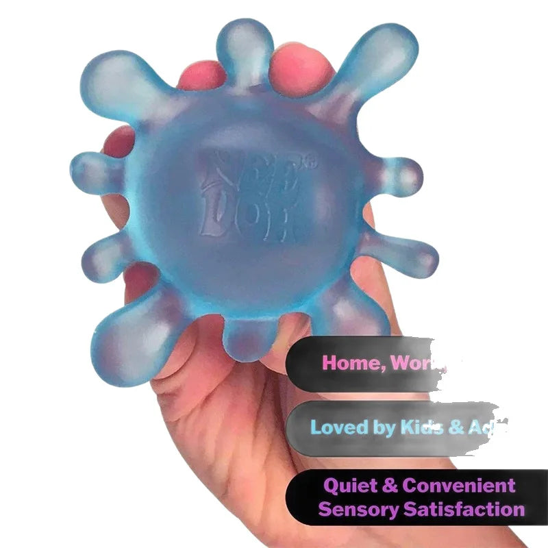 Needoh Squishy Slow Rebound Cube Sensory Stress Relief Toy, Anxiety Relief & Focus Enhancement, for All Ages