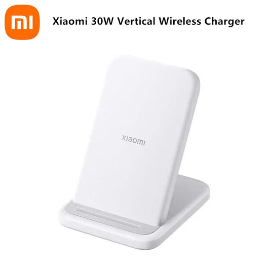 Xiaomi Mi 30W Vertical Wireless Charger Fast Charging For Xiaomi 15/14/13/12 Series For Redmi K70/K60 Series For iPhone Series