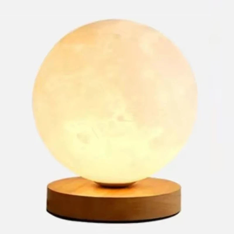 10cm Moon Lamp LED Night Light Wire Stand Starry Lamp Bedroom Decor Night Lights Kids Birthday Gift Moon Lamp Bedside Lighting