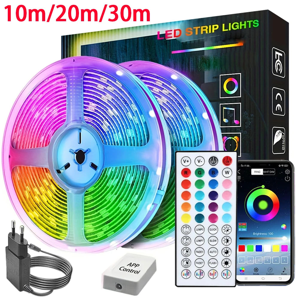 Music Sync RGB LED Strip Lights – 10m, 20m & 30m