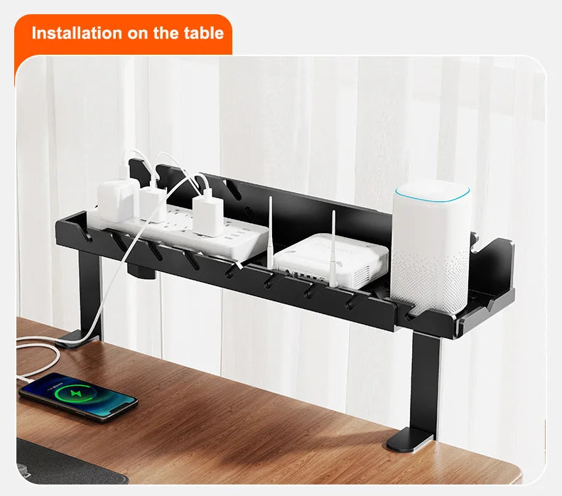 CableVault™ Expandable Under Desk Cable Tray
