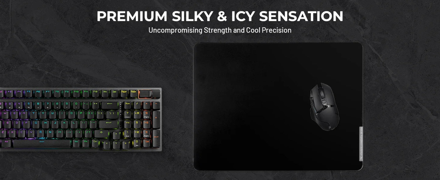 ZeroTrace™ Premium Tempered Glass Mouse Pad
