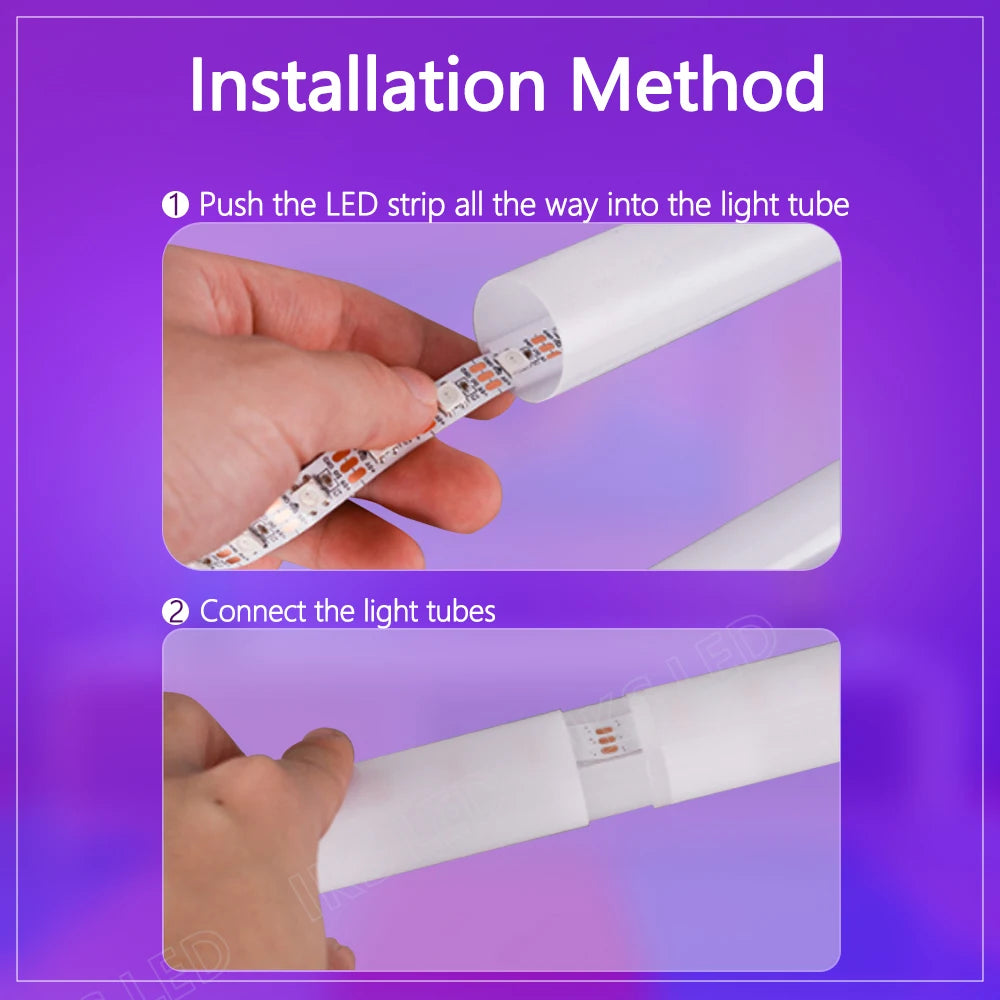 RGB LED Floor lamp 120CM  Modern Corner Floor Light Atmospheric Standing Light Indoor Home Decor Smart APP Remote Control