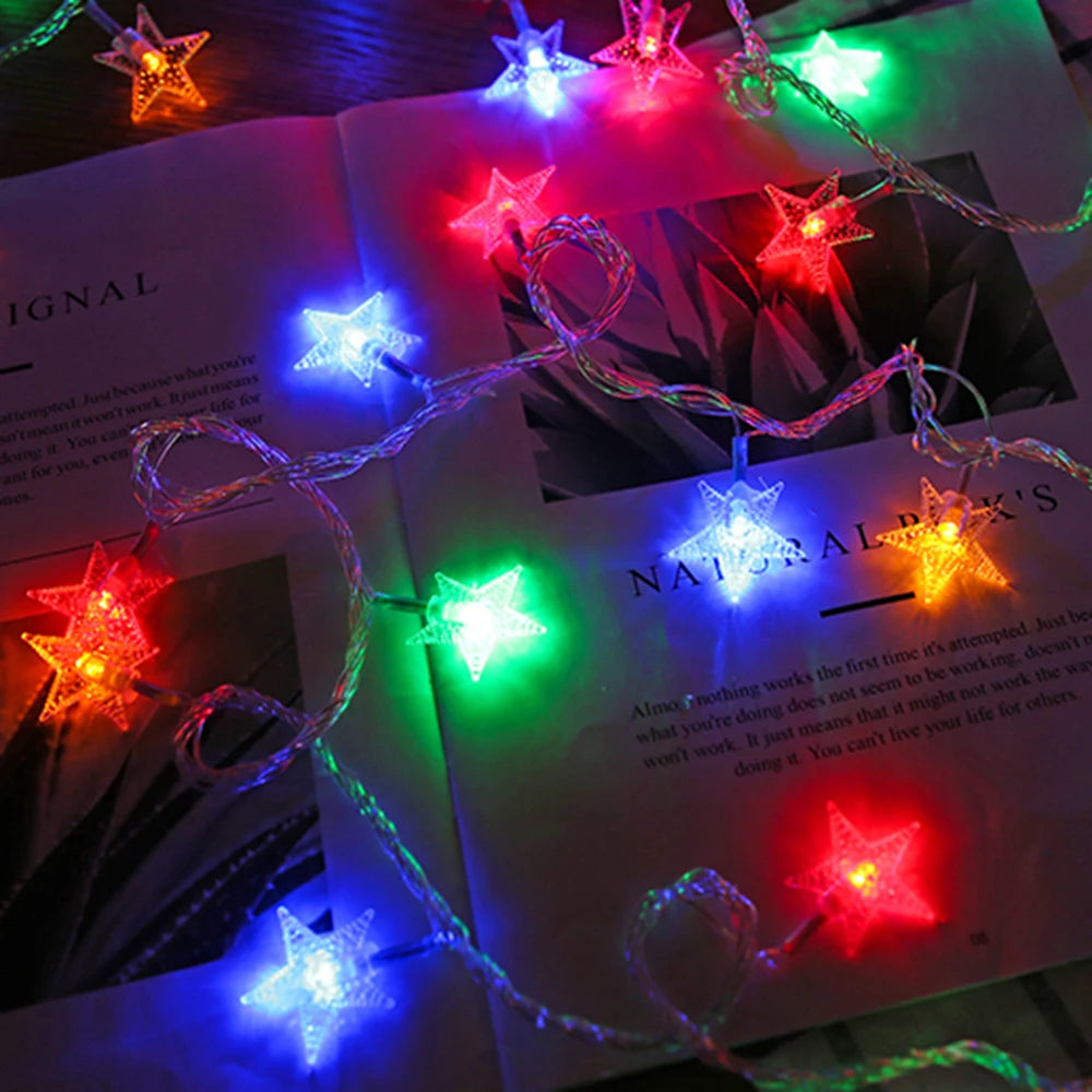 LED Star Fairy String Lights – Indoor & Outdoor Garden Party