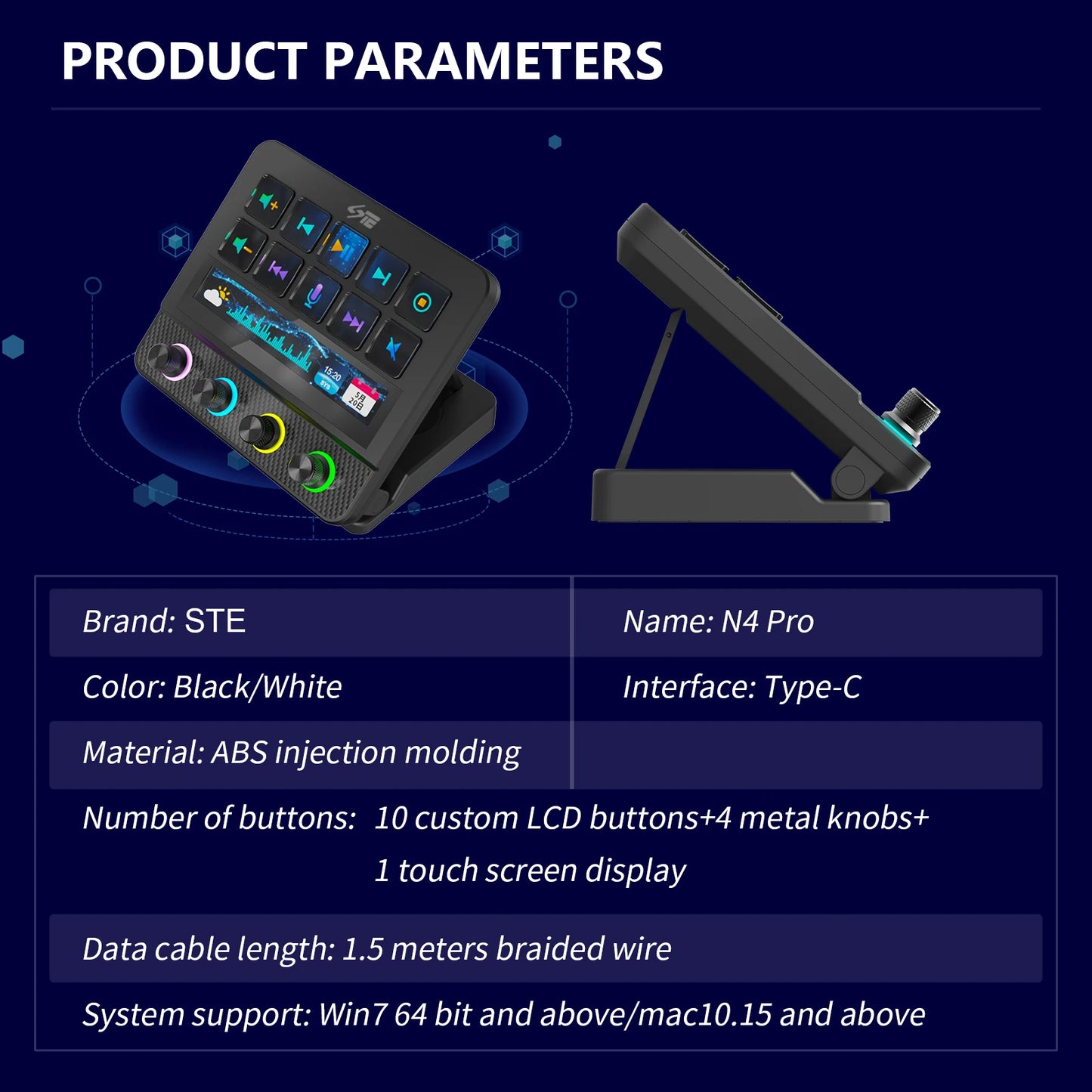 CommandHub™ N4 Pro RGB Macro Controller
