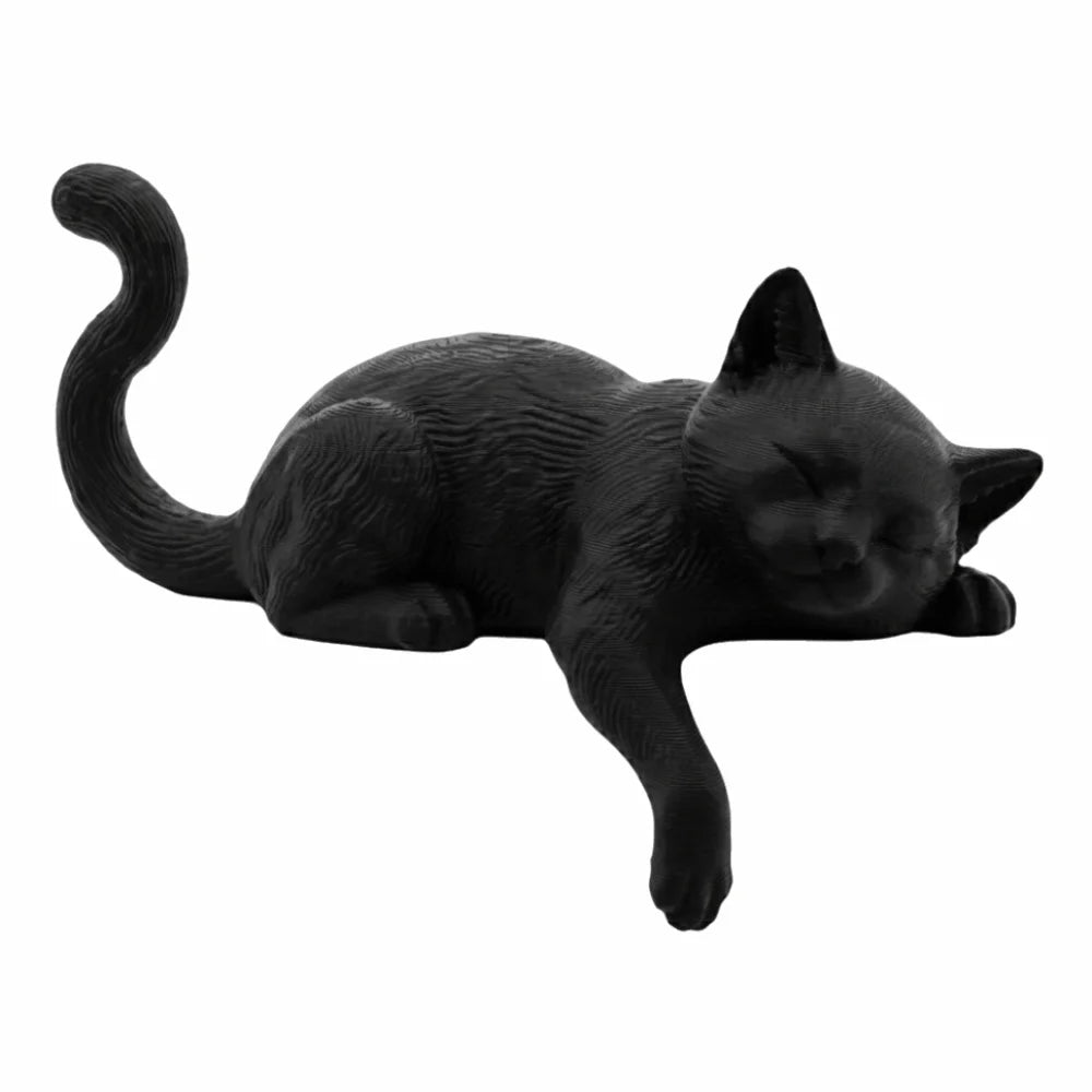 Unique Cute Desk Cat Decorations 3D Printed Creative Decorative Cat Statues Funny Cat Statues Crafts Desktop Use