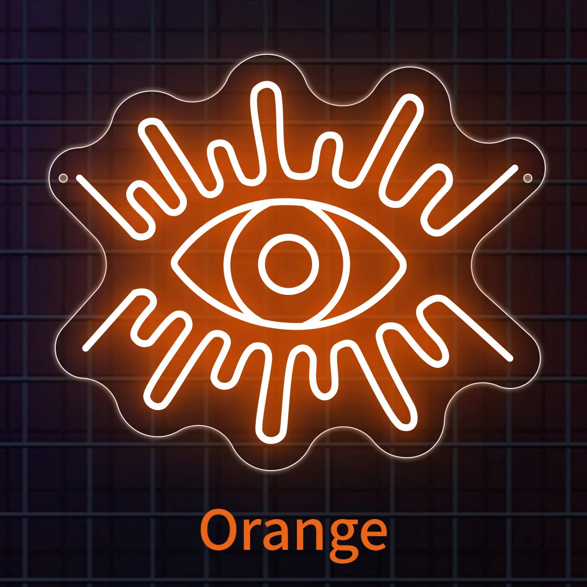 LED Neon Eye Sign, for Home, Bar, Decor - Spooky Decoration Gift Idea, Durable Eye Light for Christmas, Weddings, Birthdays (No