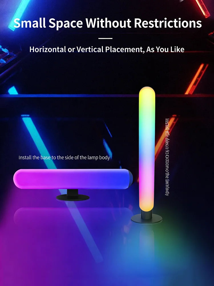 Desktop RGB Computer Monitor Light Bar Music Rhythm LED Holiday Atmosphere Decoration LIght E-sports TV Background Wall Lighting