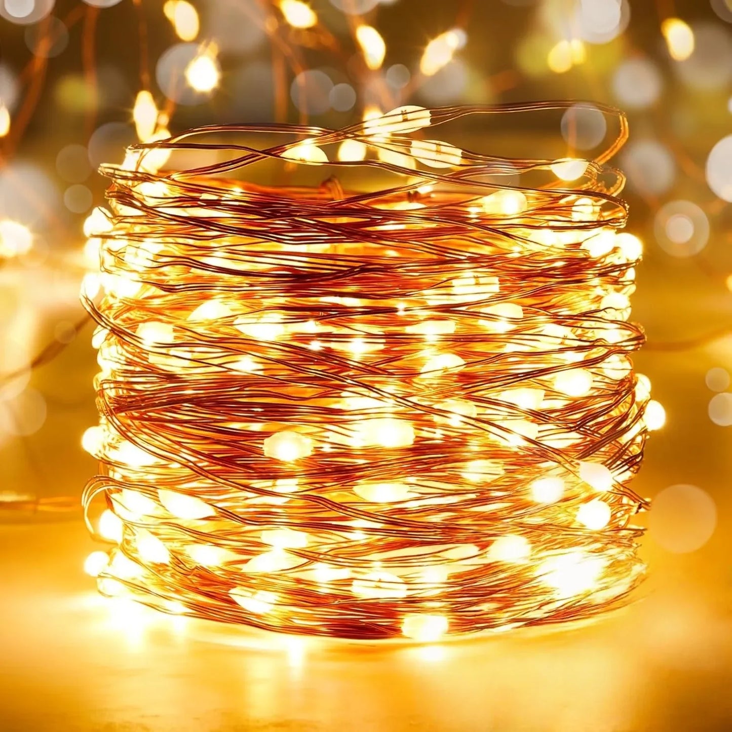 Battery Powered Copper Wire LED String Lights – 10 to 100 LEDs