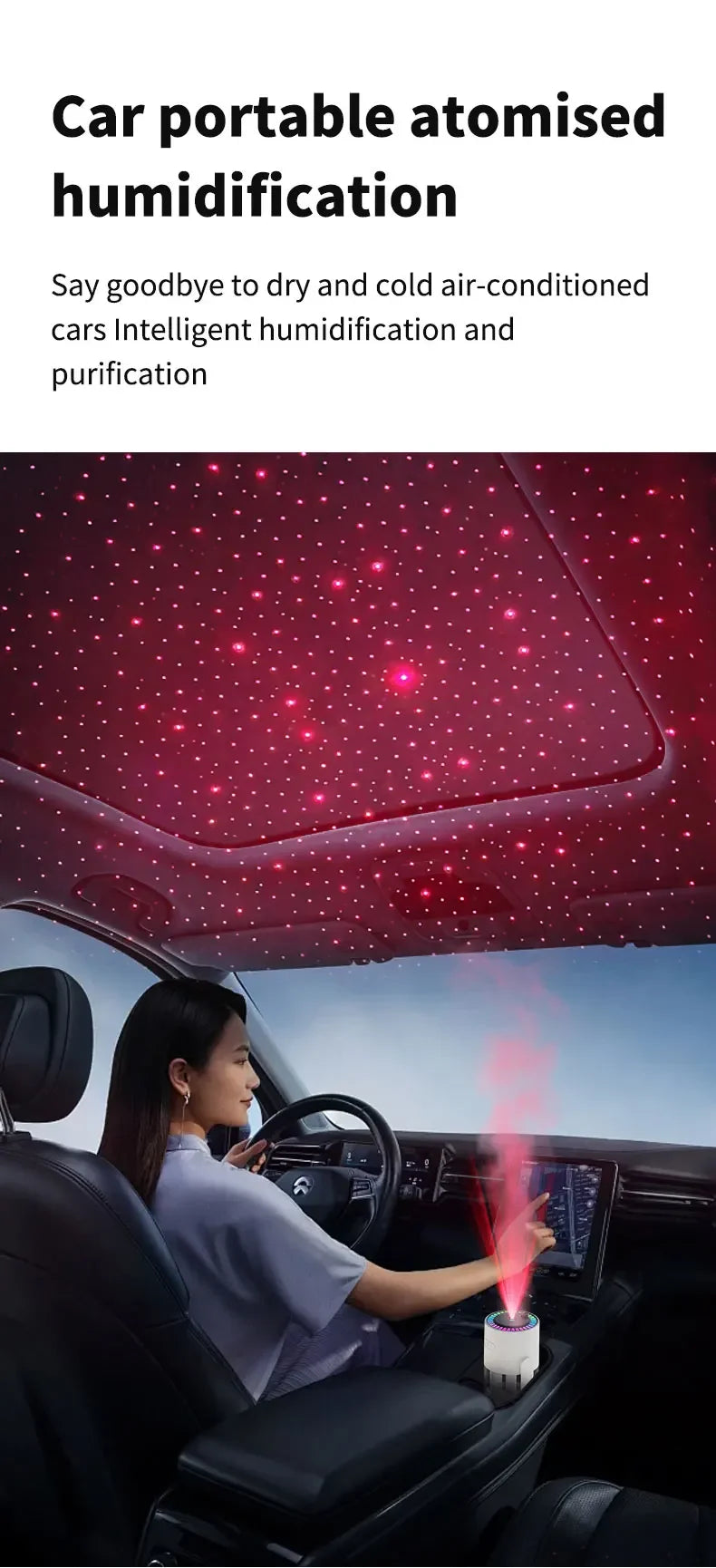 StarMist™ Galaxy Projection Humidifier