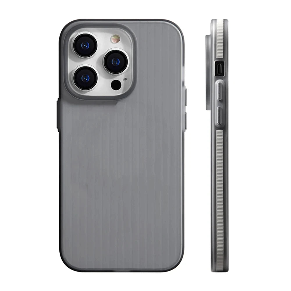 For iPhone 17 16 15Pro 14 13 12Pro Max Armor Shockpoor Cover Luxury Transparent Matte Magnetic For Magsafe Wireless Charger Case