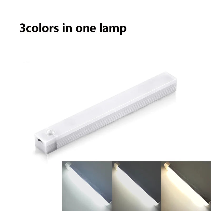 USB Rechargeable Motion Sensor LED Bar Light – Cabinet & Kitchen