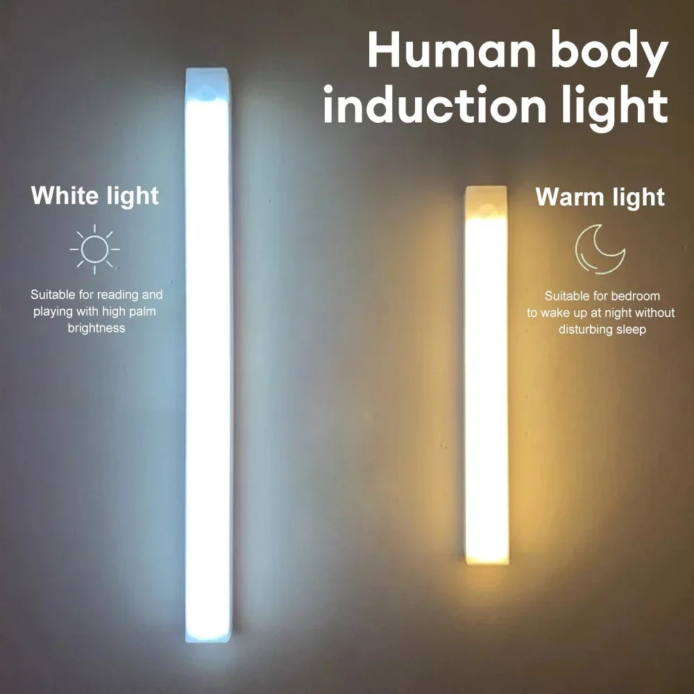 USB Rechargeable Motion Sensor LED Bar Light – Cabinet & Kitchen
