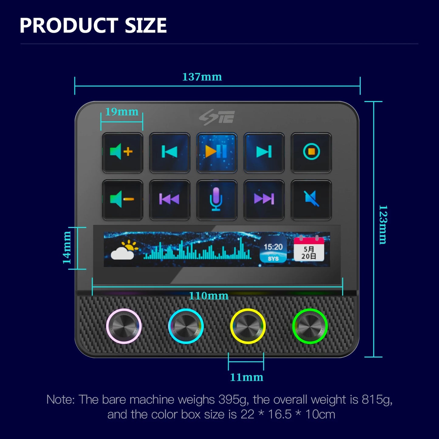CommandHub™ N4 Pro RGB Macro Controller