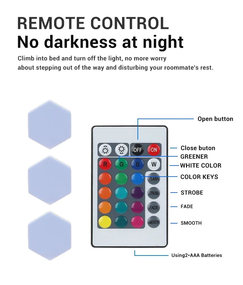 RGB Sound Reactive LED Light - Voice Controlled Music Rhythm Lamp with RGB color APP Control for Gaming Desk/Home/Office/Car