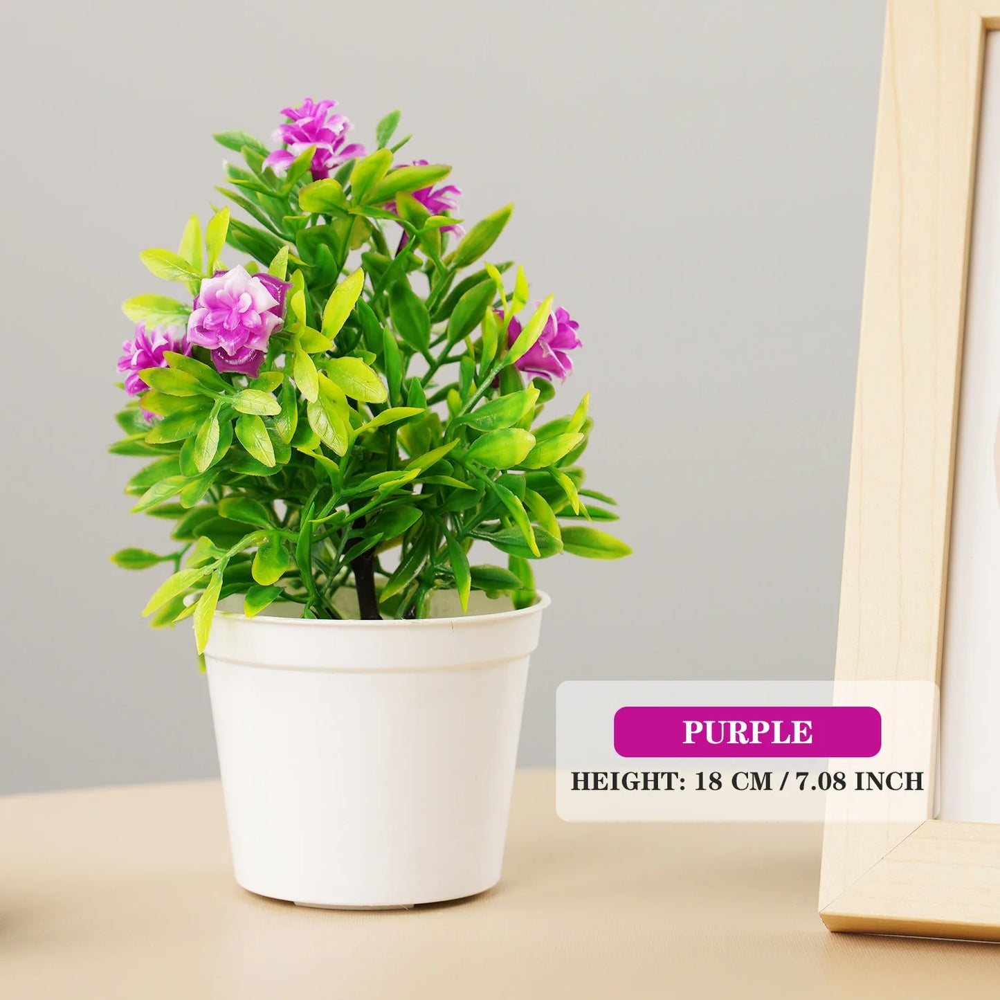 Small  Fake Flowers Simulated Tree Office Artificial Plants Bonsai Pot Plants for Table Potted Ornament Office Garden Desk Decor
