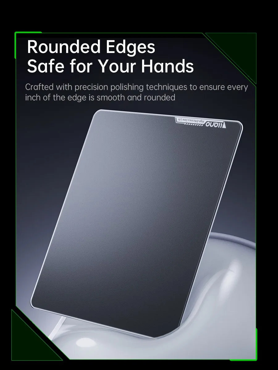 GlideCore™ Tempered Glass Gaming Mouse Pad