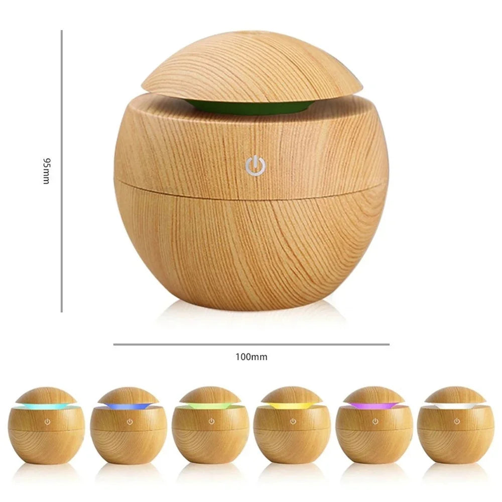 AuraWood™ Ultrasonic Aroma Diffuser