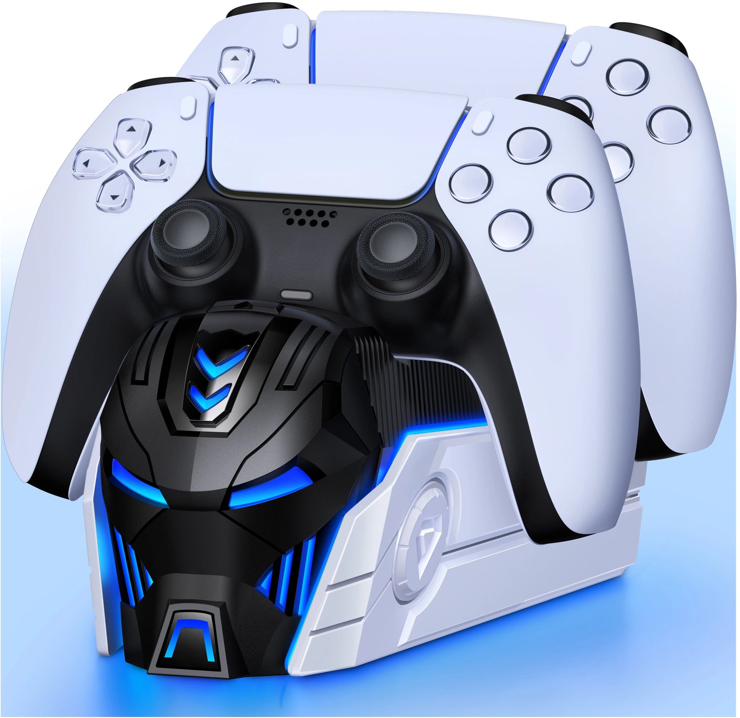 RGB PS5 Dual Controller Charging Station with LED Charging Indicators