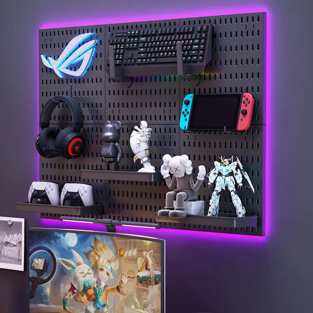 GridForge™ Modular Wall Pegboard System