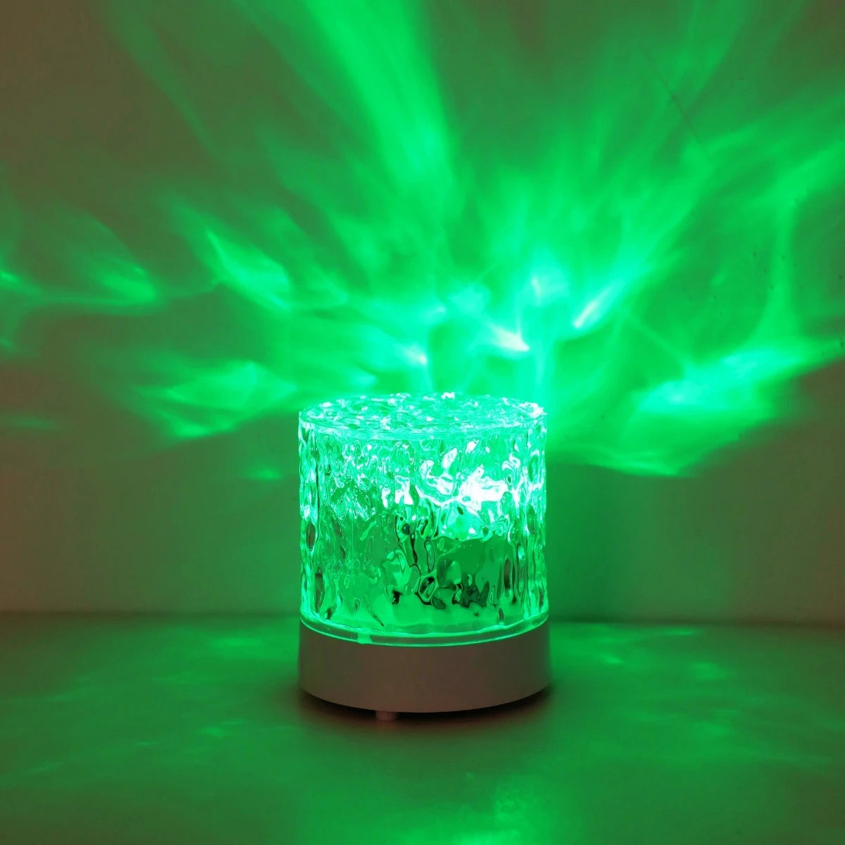 RGB16 color water ripple ambient light, bedroom light and shadow atmosphere, rotating table lamp, bedside night light