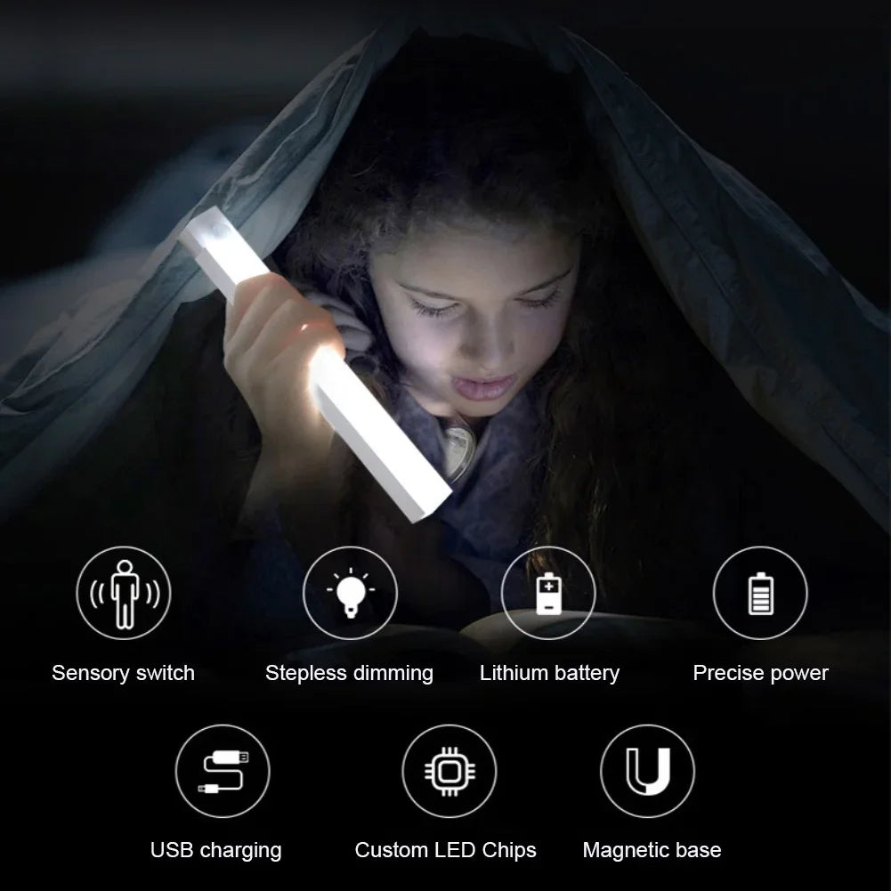 USB Rechargeable Motion Sensor LED Bar Light – Cabinet & Kitchen