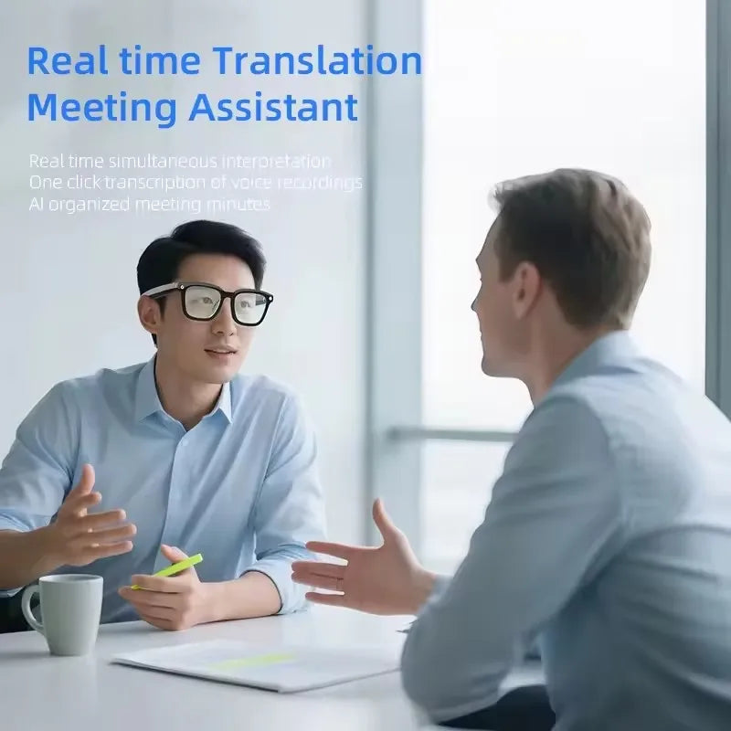 Lenovo AI Smart Glasses with 4K Camera & Real-Time Translation | Bluetooth Audio