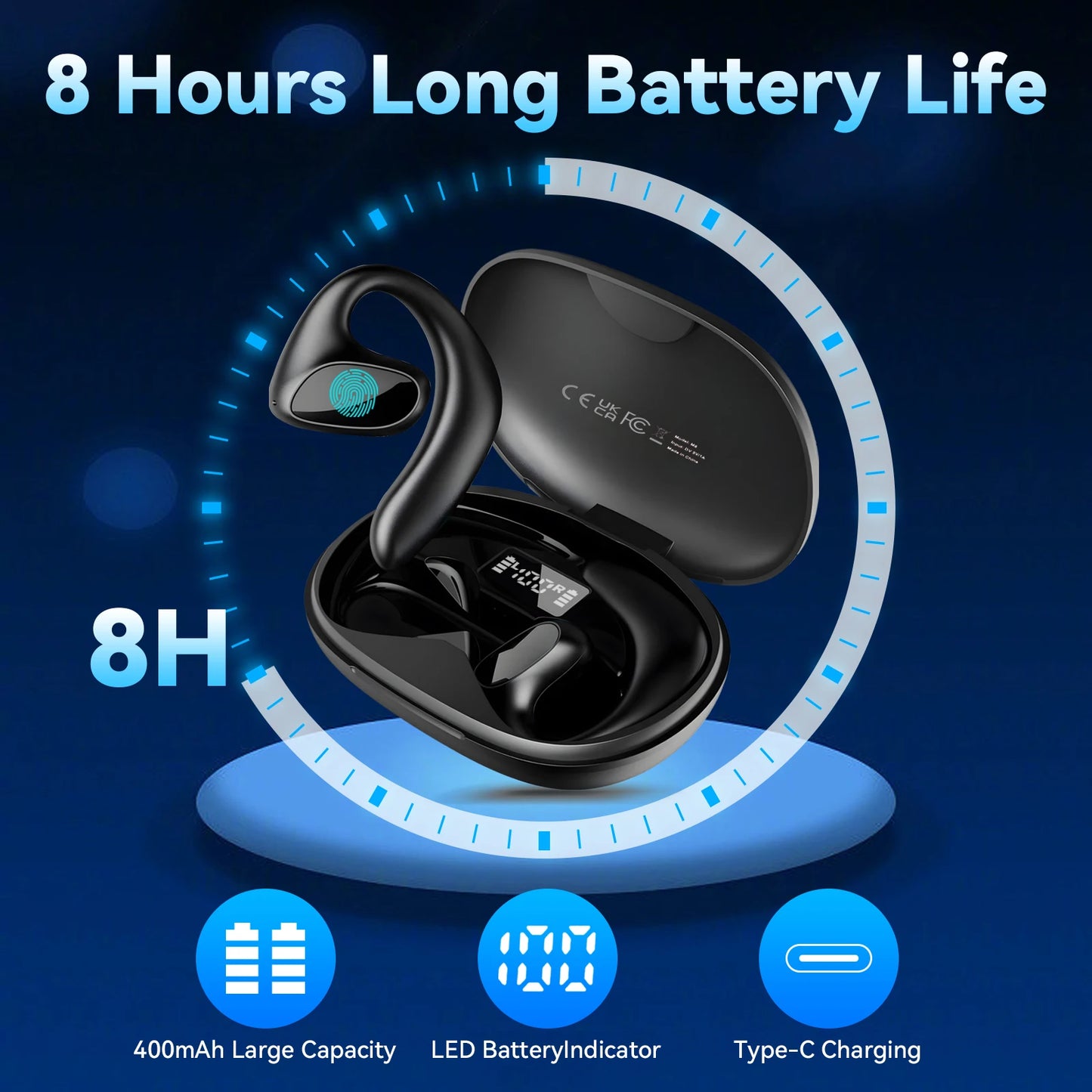 Real-Time Translator Earbuds – 150 Languages, Music & Calls