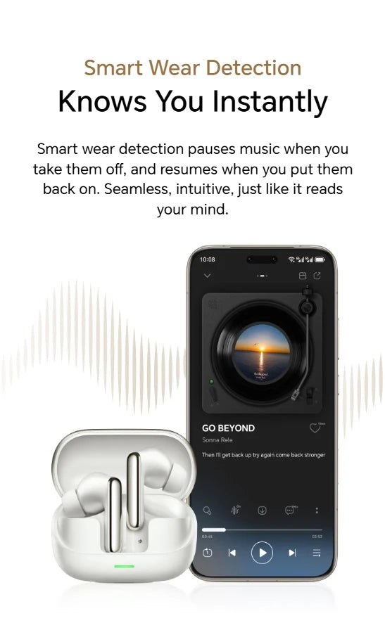 HONOR Earbuds 4 Earphones Wireless Bluetooth 5.3 Headphones Hybrid Active Noise Cancellation Earbuds Low Latency Headset Gaming