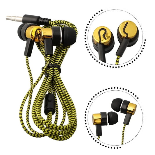 3.5mm Wired In‑Ear Earbuds, Noise Isolating Deep Bass Stereo Headphones, Universal Plug‑and‑Play Earphones For CellPhone Devices