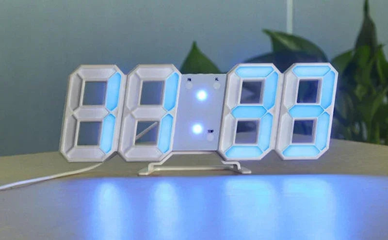 Digital Decoration for Bedroom Desk Watches Led Wall Clock Living Room Alarm Modern Home and Decoration Electronic Table Decor
