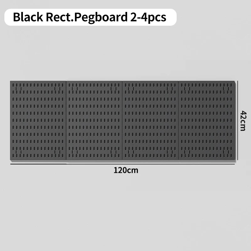 GridForge™ No-Drill Pegboard Shelf