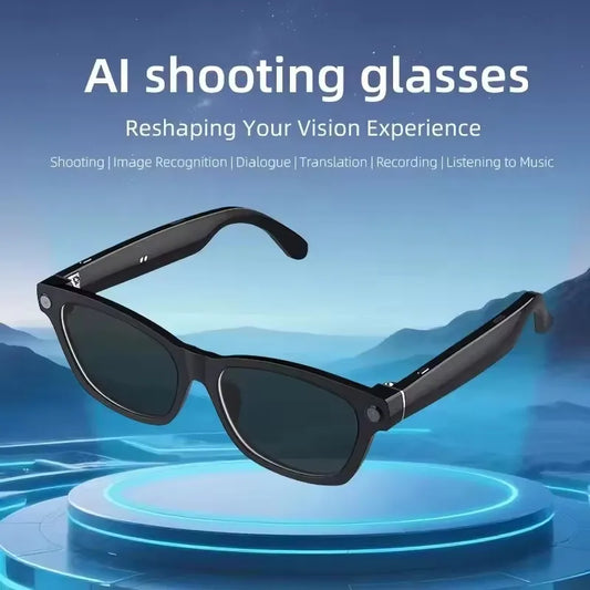 Lenovo AI Smart Glasses with 4K Camera & Real-Time Translation | Bluetooth Audio