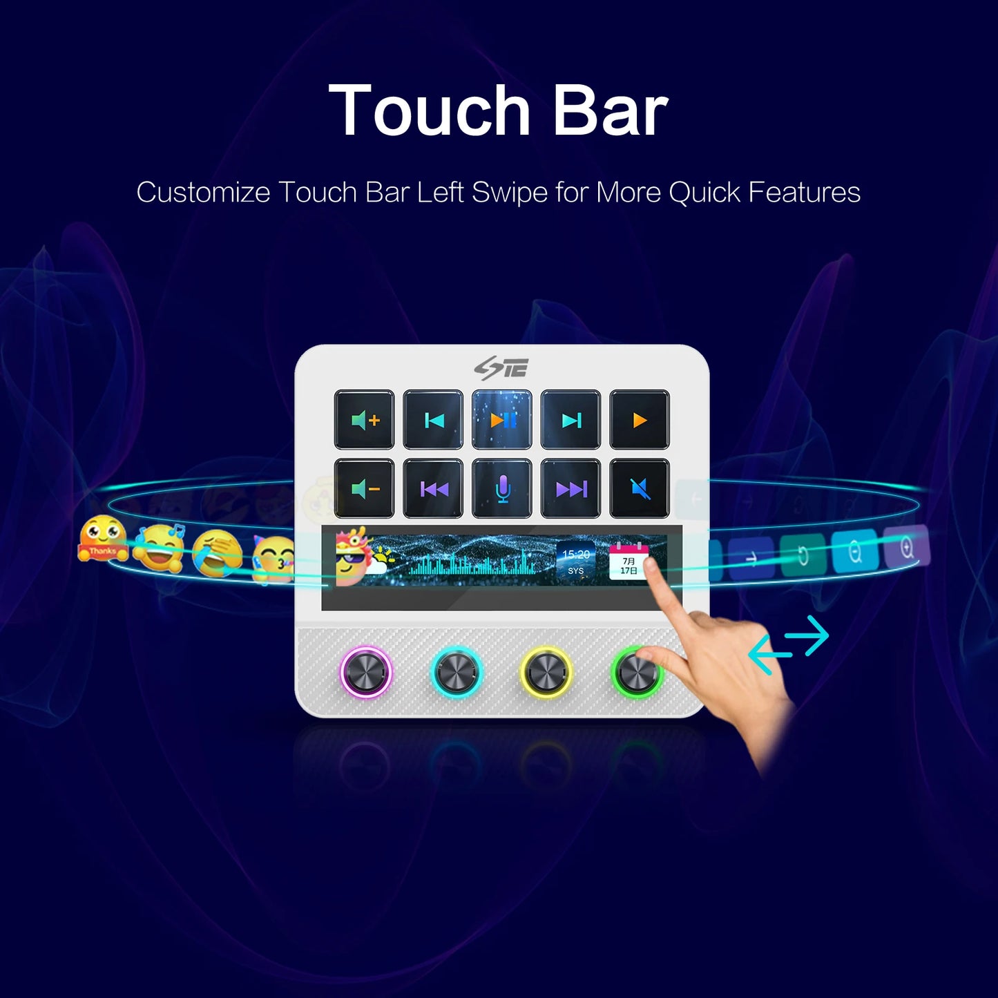 CommandHub™ N4 Pro RGB Macro Controller
