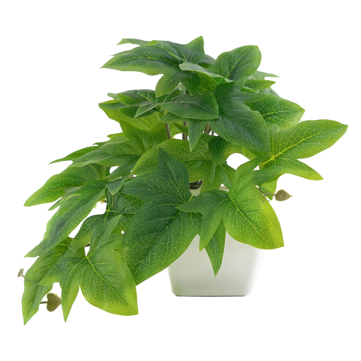 1pc Fake Plants, Small Artificial Plants with Plastic Pots, Fake Potted Desk Plants for Office Home Shelf Decor Indoor Outdoor