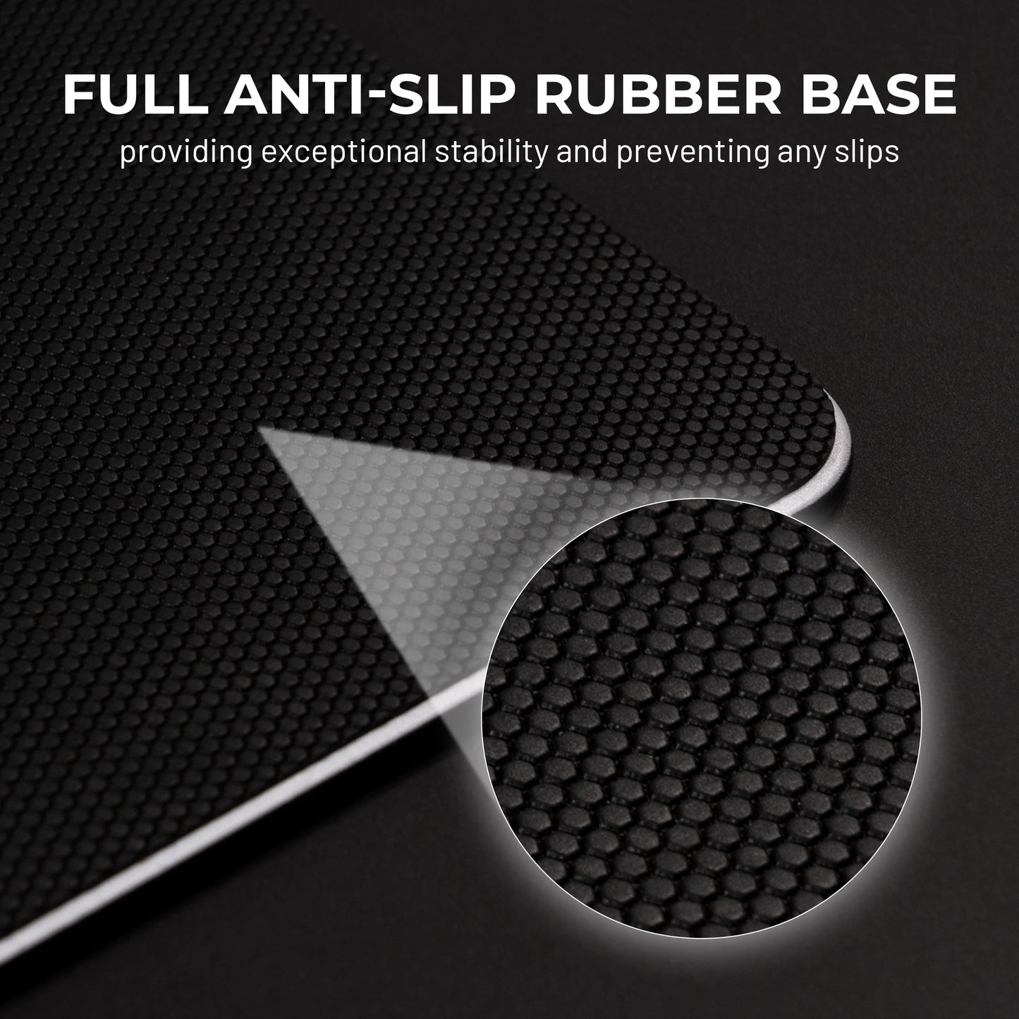 ZeroTrace™ Premium Tempered Glass Mouse Pad