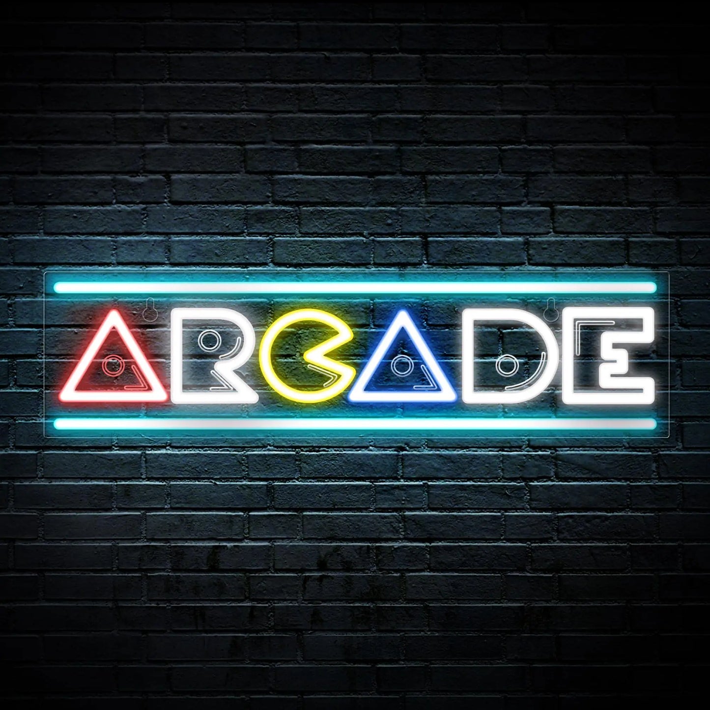 Arcade Neon Sign 3D Engraved Signs for Arcade Room Decor Retro Neon Sign for Bedroom Gaming Wall decor Best Arcade Gifts