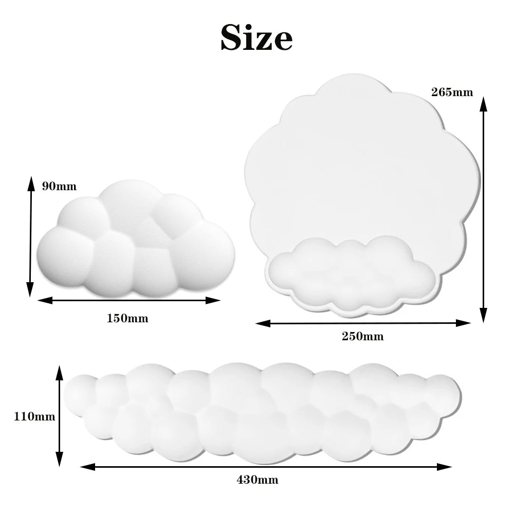 CloudComfort™ Memory Foam Wrist Rest Set