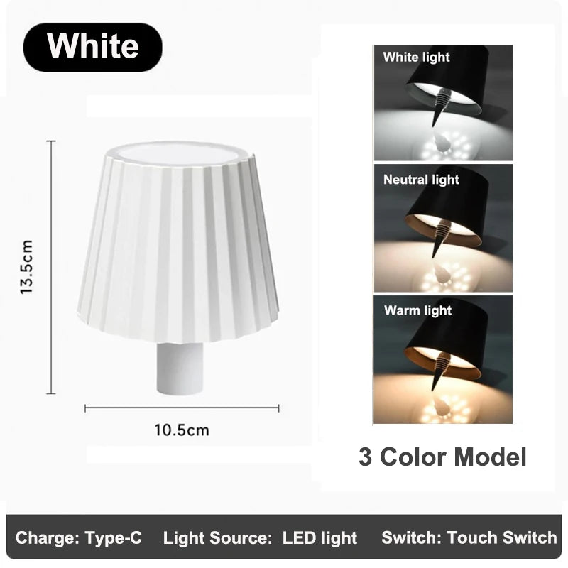RGB Wireless Table Lamp For Wine Bottles LED Bottle Light For Outdoor Use Touch Control Ideal For Restaurant Bars Festival Party